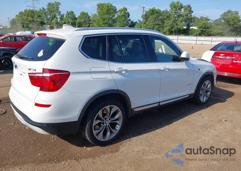 2015 BMW X3 xDrive28I from USA, damaged, VIN 5UXWX9C50F0D54791